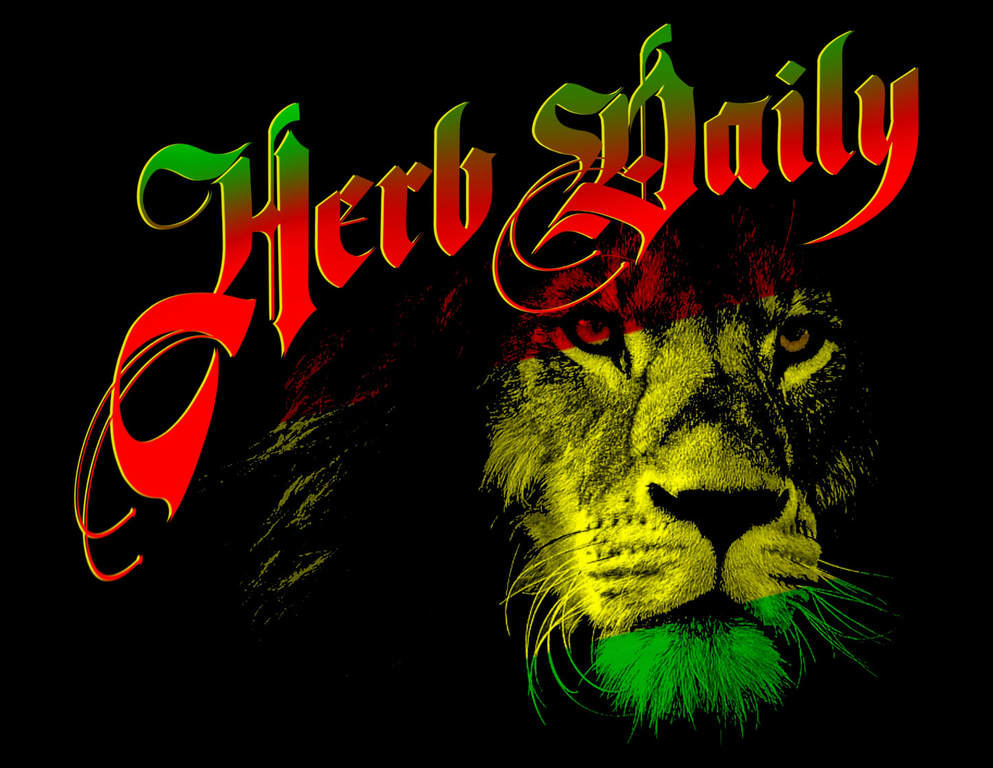 Herb Daily Rasta Lion Tee